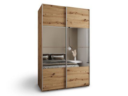 Šatníková skriňa v dekore dub artisan Luxeon 4