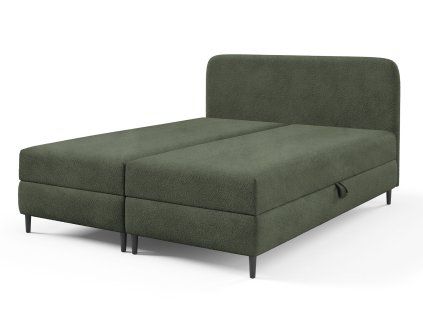 Kvalitná posteľ 180x200 Fubu v čiernej farbe