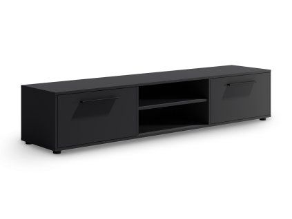TV stolík Maxione v čiernej farbe