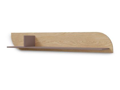 Polica na stenu Carmen - 150 cm - dub/toffee