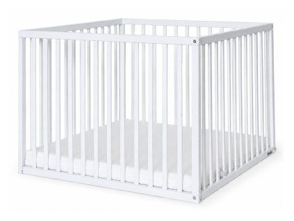 Biela ohrádka pre deti Playpen
