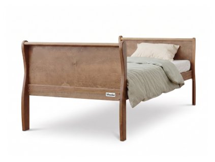 Orechová jednolôžková posteľ Noble Adult Bed