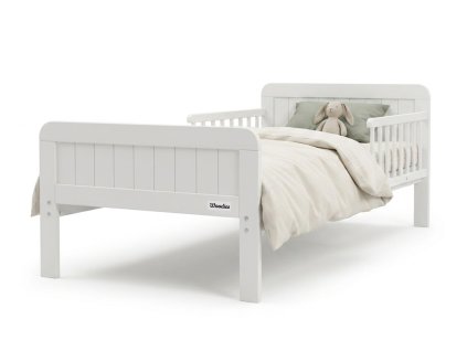 Biela detská posteľ Country Toddler Bed