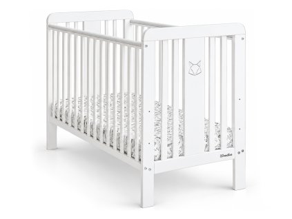 Biela detská postieľka 60x120 Foxy Cot