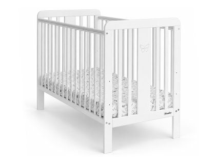 Biela detská postieľka 60x120 Fairy Cot