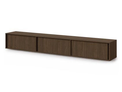 orechový závesný tv stolík Velor