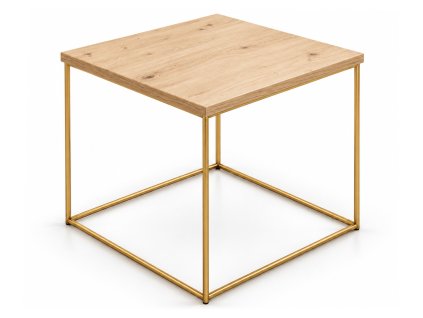 Konferenčný stolík Adina zlatá/dub artisan