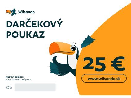 Elektronický darčekový poukaz 25€