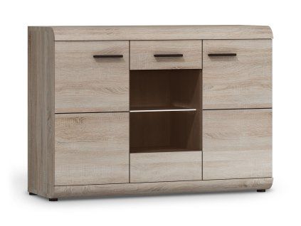 Komoda LINK 120 3D - dub sonoma
