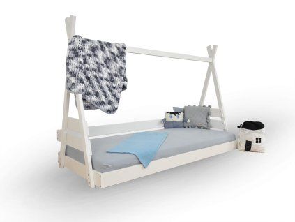 Detská posteľ domček Teepee - 2 veľkosti - biela