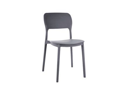 tmavosivá záhradná stolička TIMO