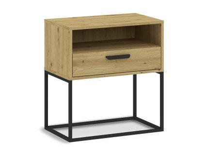 Nočný stolík Cadro v prírodnej farbe