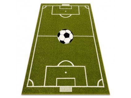 Zelený detský koberec Mundial