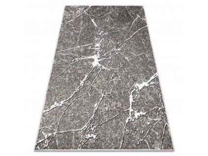 Sivý štruktúrovaný koberec Mateo
