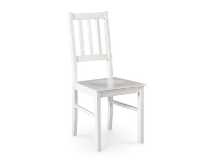 Drevená biela stolička Bos 4D