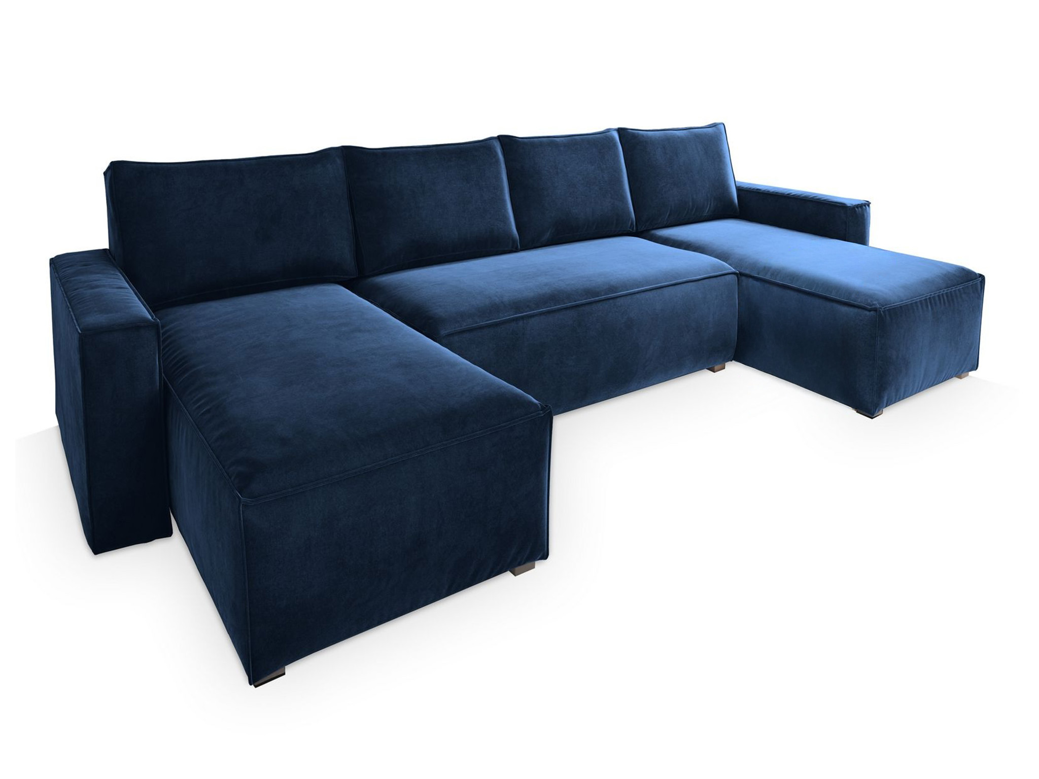 MS Účková rozkladacia sedačka Denim - modrá