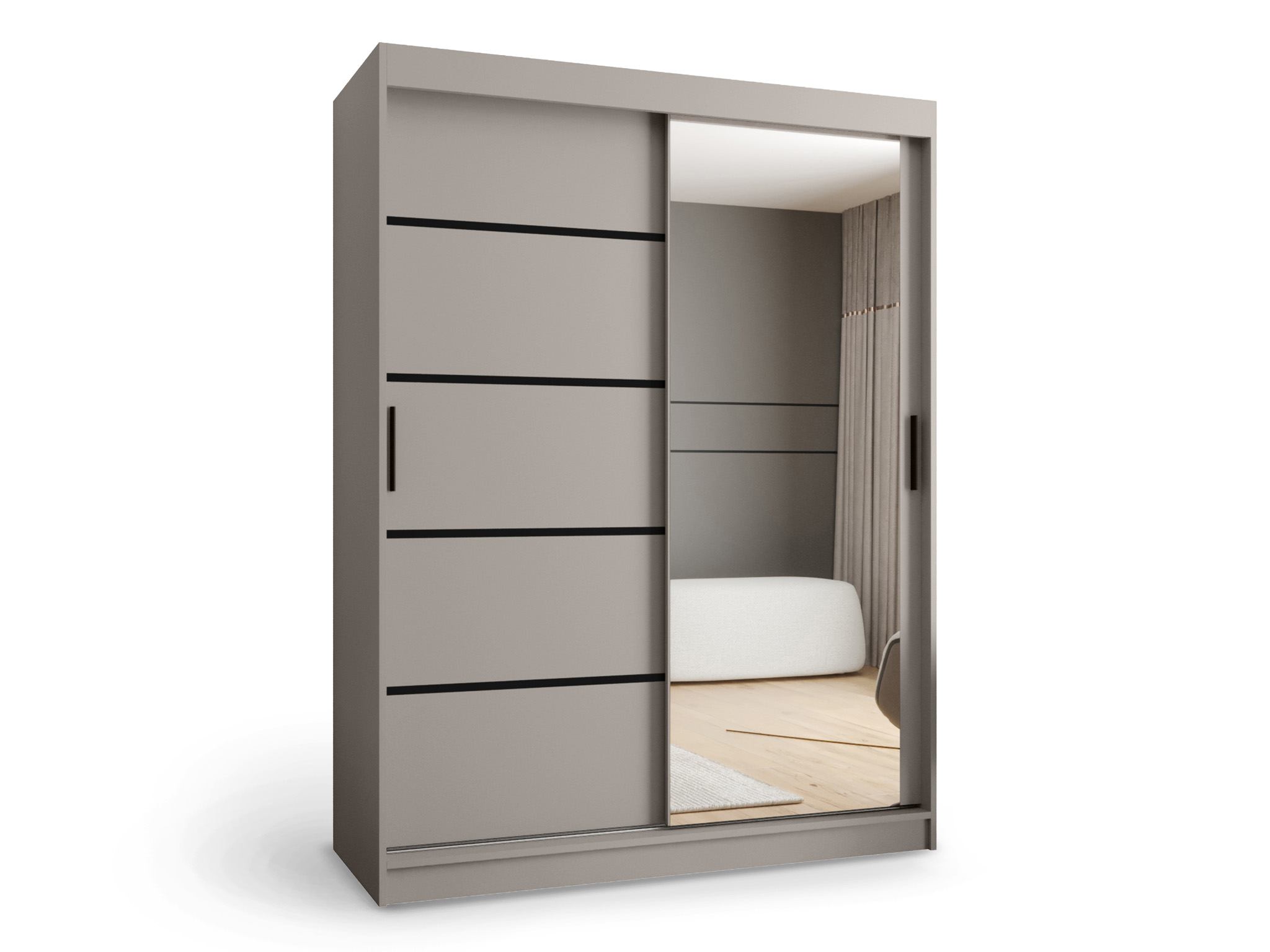 SB Šatníková skriňa Rubino V2 150x200x62 - kašmír