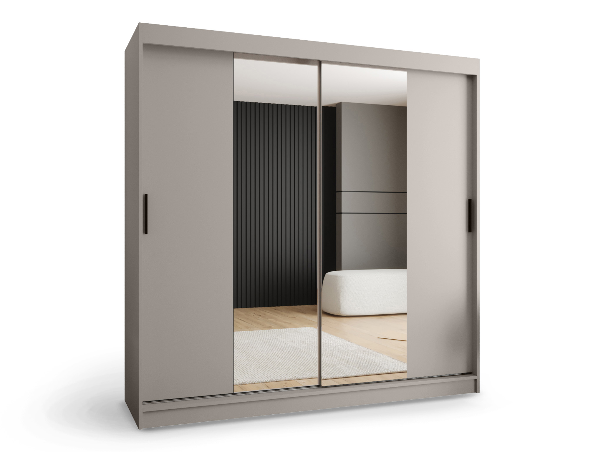 SB Šatníková skriňa Rubino T1 200x200x62 - kašmír
