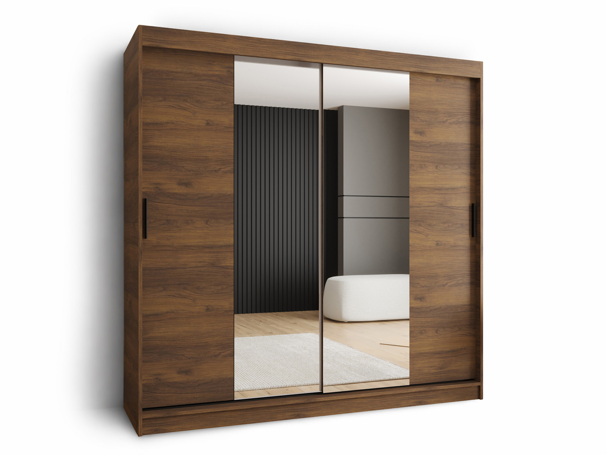 SB Šatníková skriňa Rubino T1 200x200x62 - orech warmia