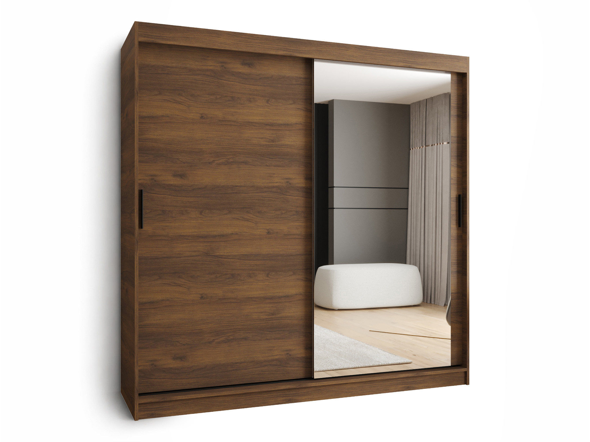 SB Šatníková skriňa Rubino T2 200x200x62 - orech warmia