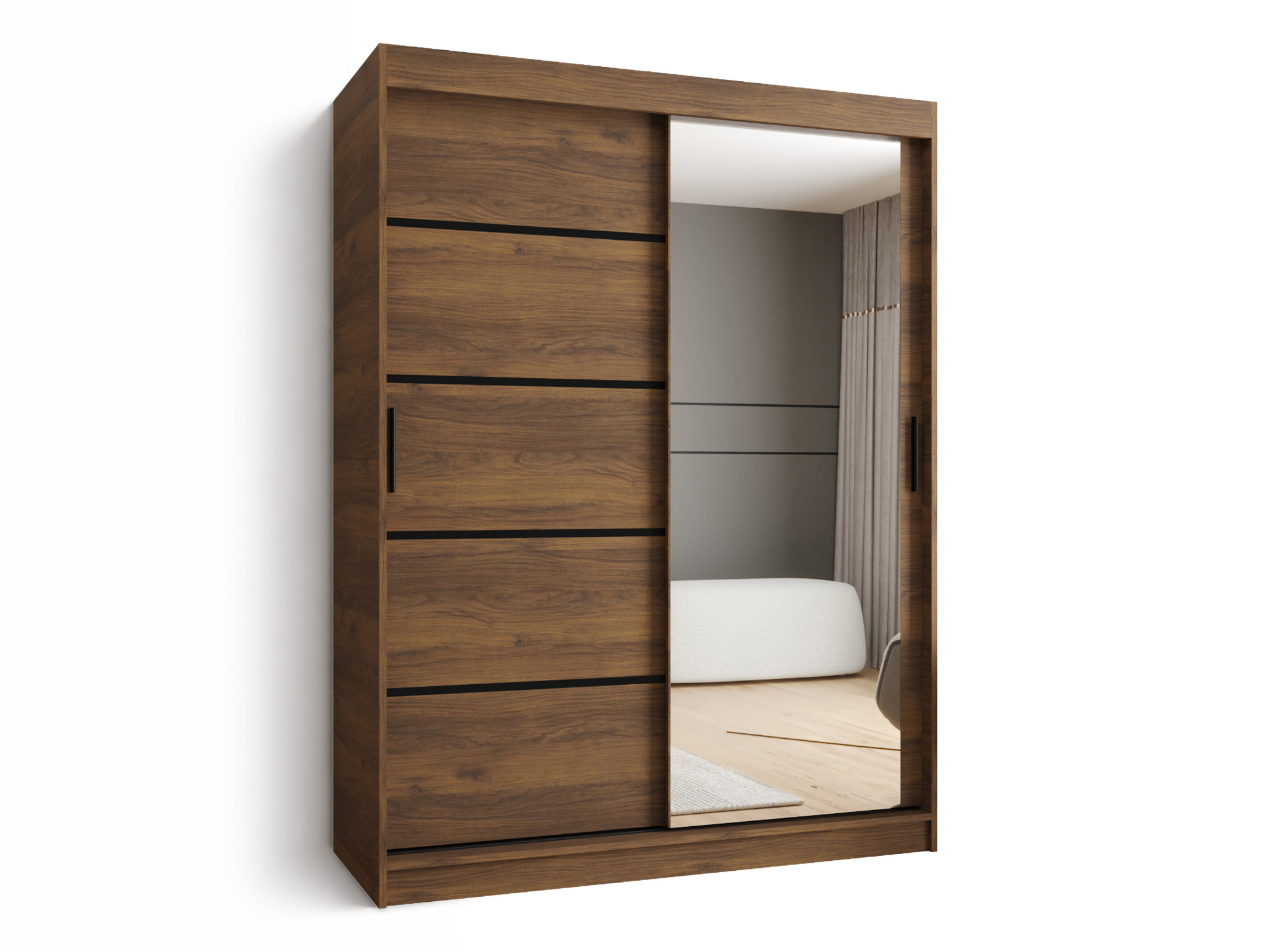 SB Šatníková skriňa Rubino V2 150x200x62 - orech warmia