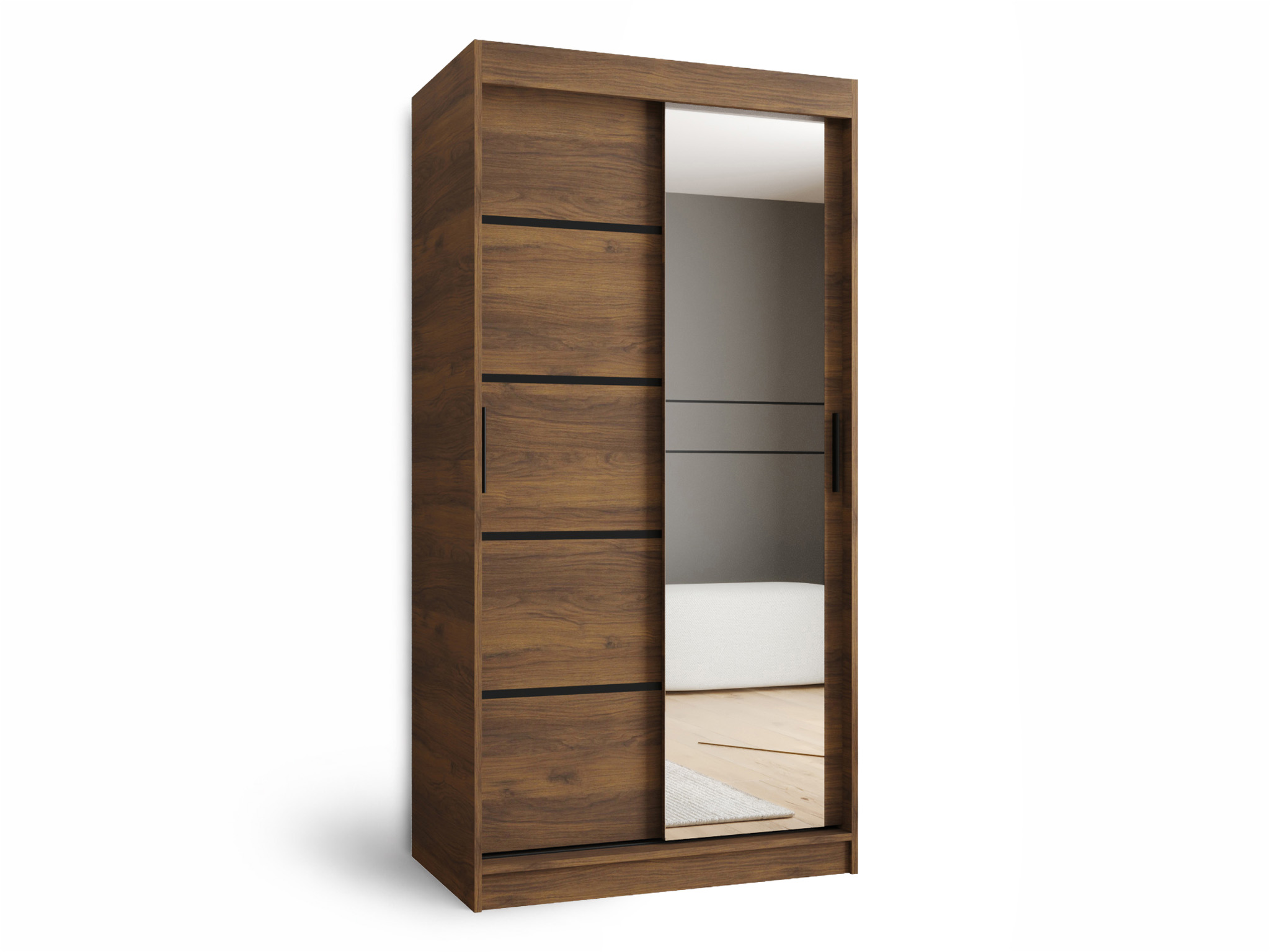 SB Šatníková skriňa Rubino V2 100x200x62 - orech warmia