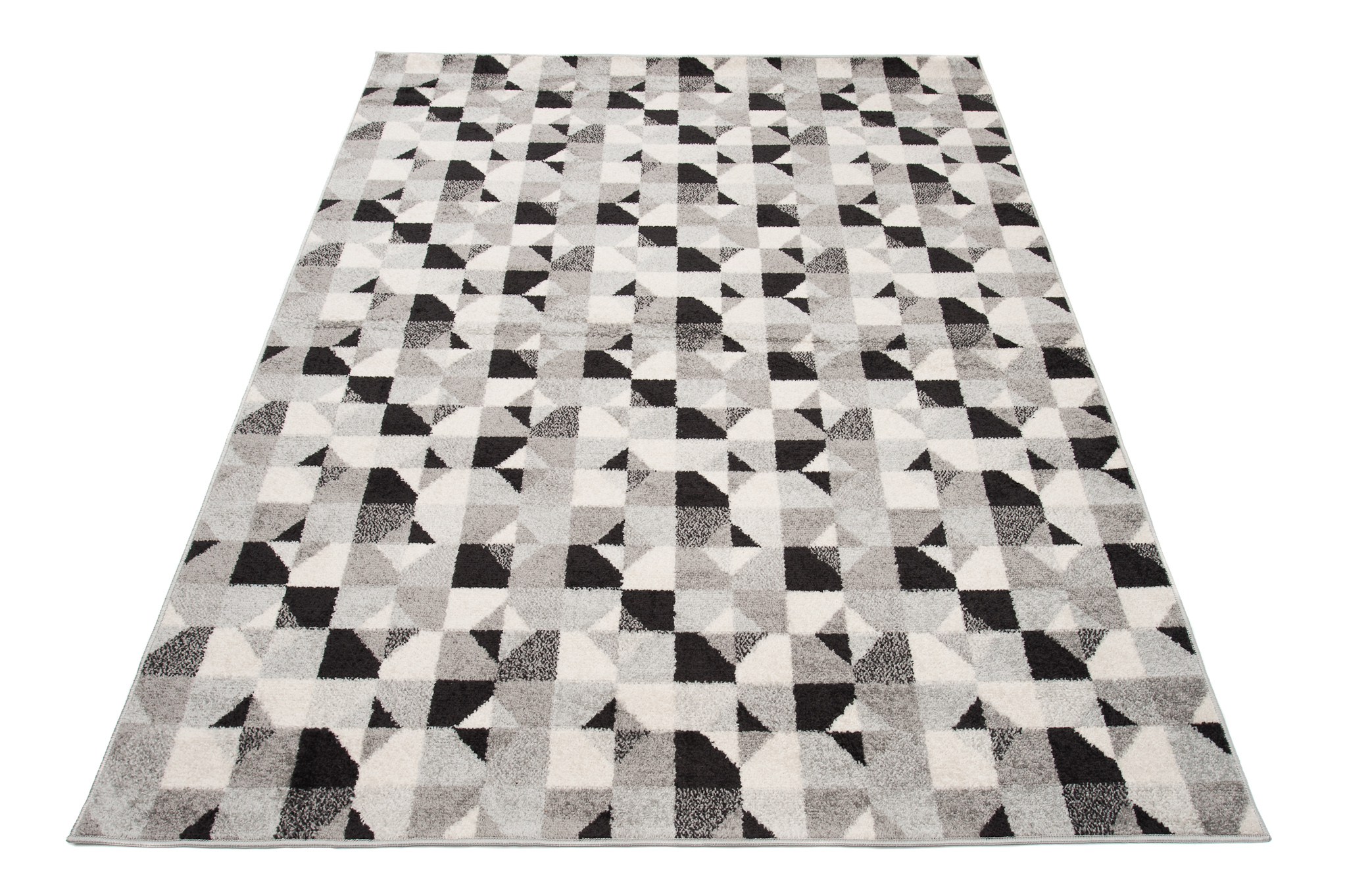 TA Čierno-biely vzorovaný koberec Zara Rozmer: 240x330 cm