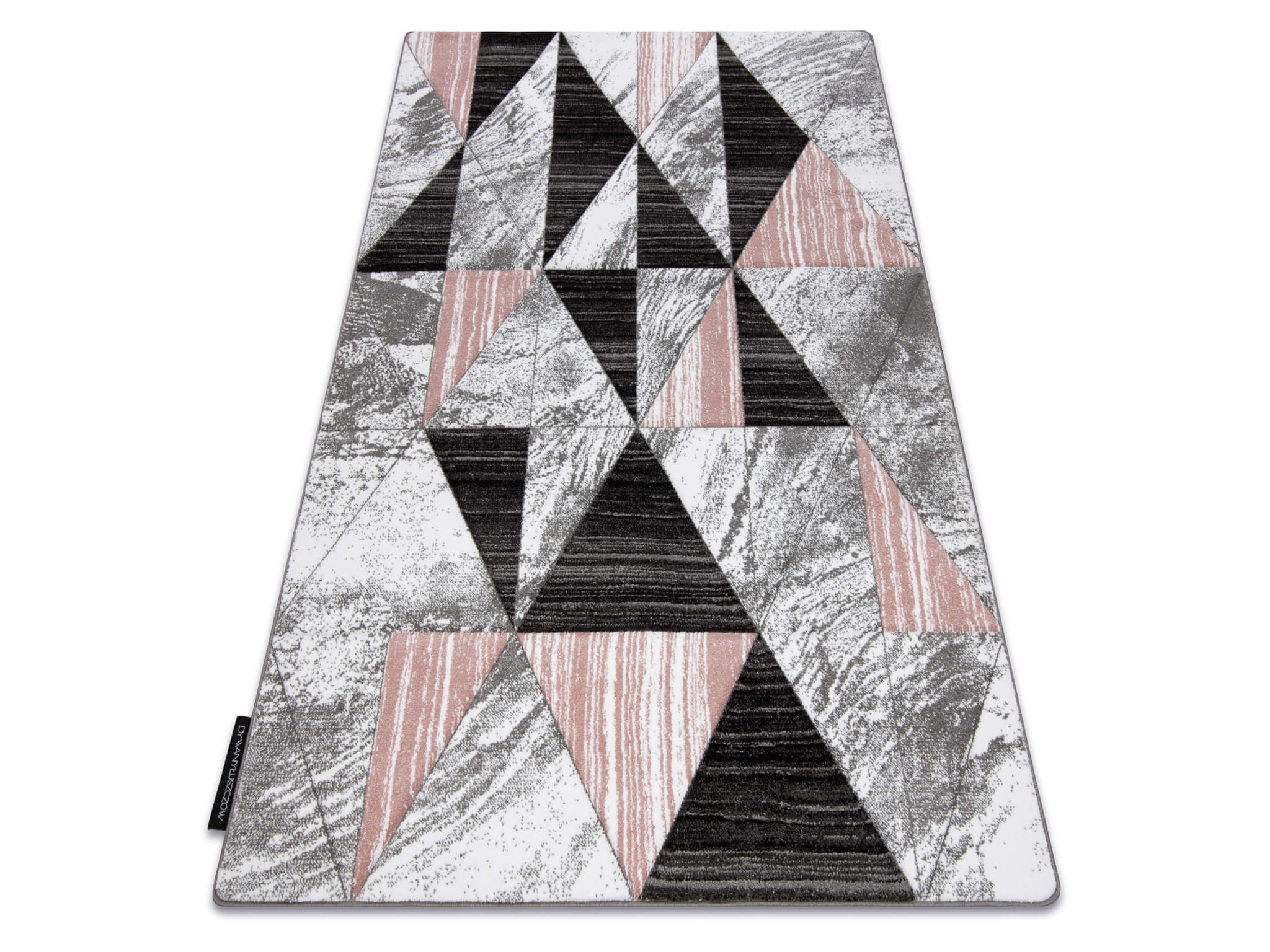 DW Sivo-ružový geometrický koberec Alter Rozmer: 180x270 cm
