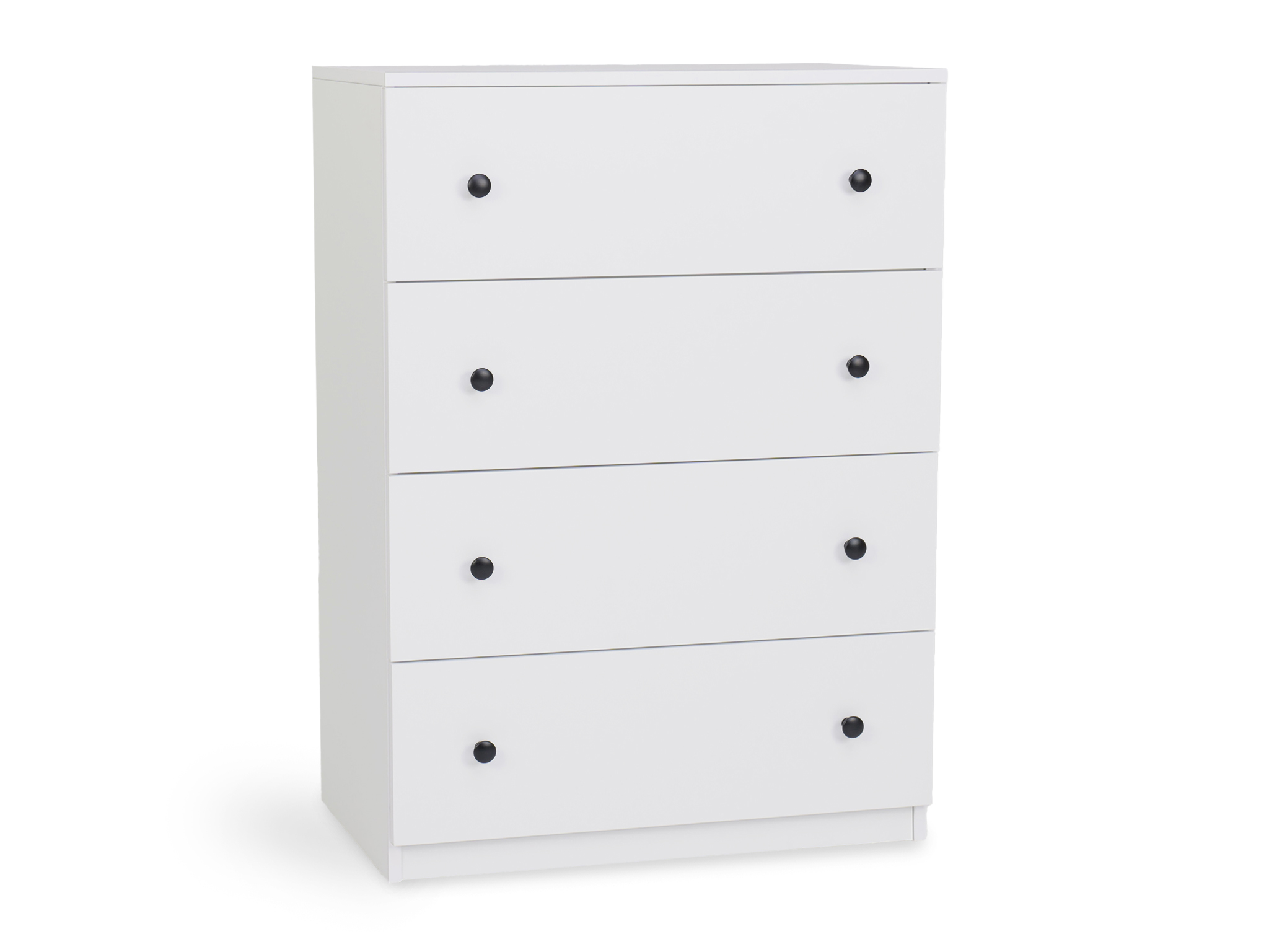 LV Komoda Leo L4 - čierne úchyty