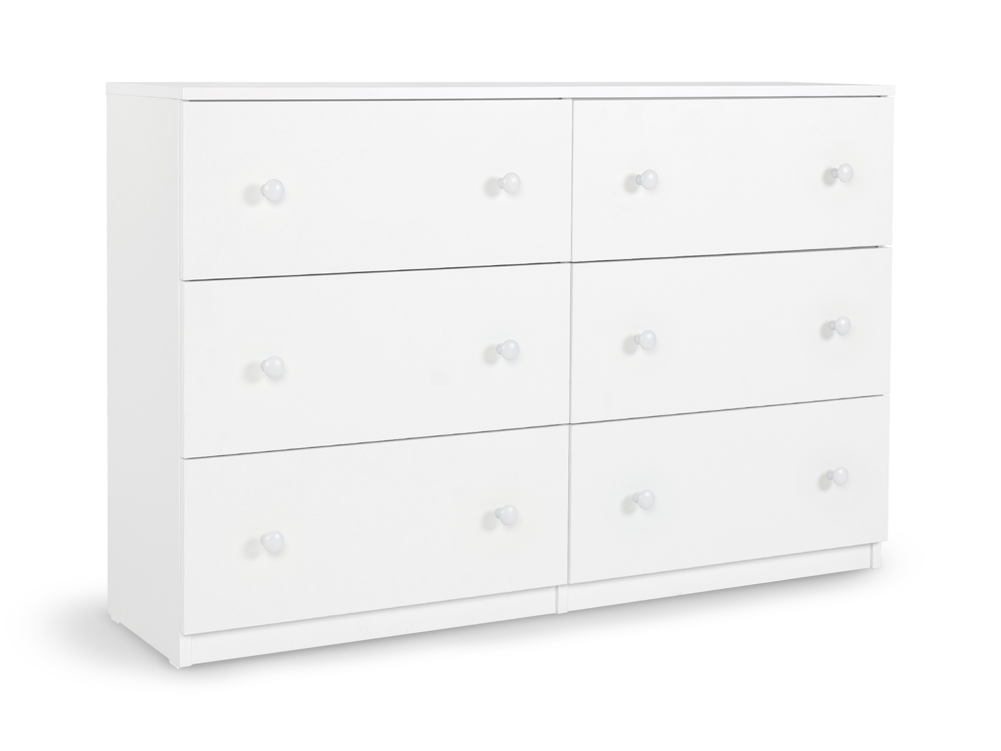 LV Komoda Leo 120 - biele úchyty