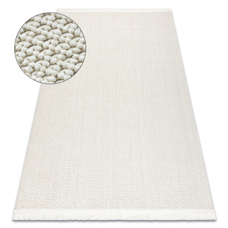 DW Biely obdĺžnikový koberec Nano Seamless Rozmer: 140x190 cm