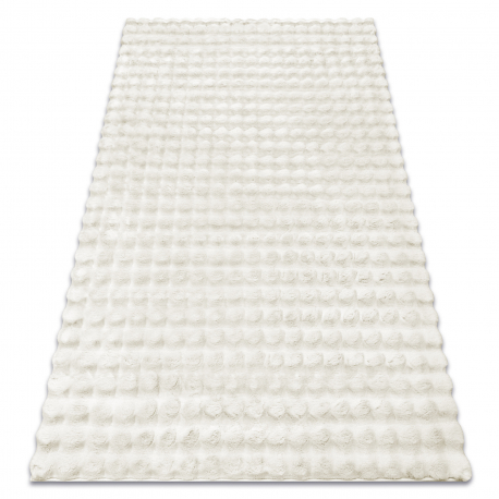 DW Biely koberec Bubble Rozmer: 80x150 cm