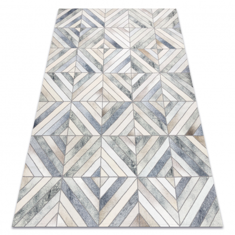 DW Sivo-béžový koberec Patchwork Rozmer: 160x230 cm
