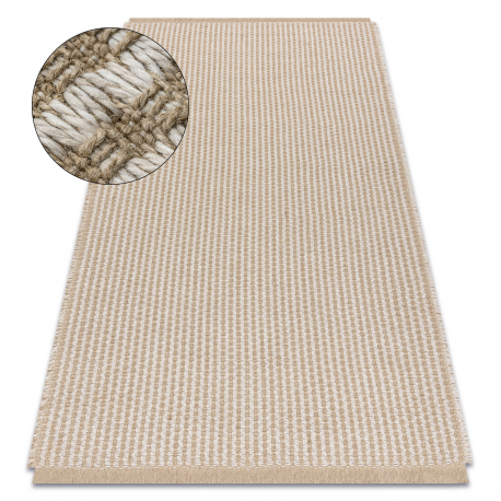 DW Krémový jutový koberec Jute Línie Rozmer: 120x170 cm