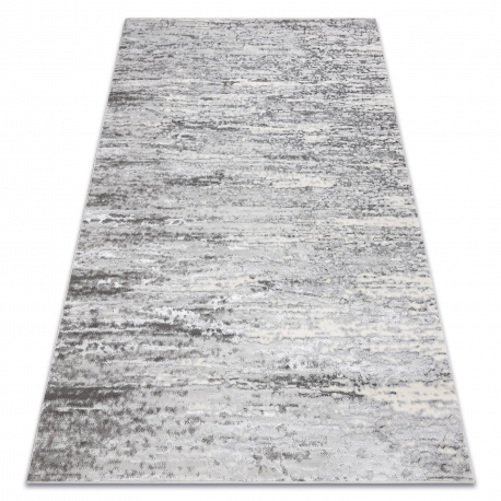 DW Sivý štruktúrovaný koberec Lira Perfect Rozmer: 80x150 cm