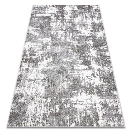 DW Sivý štruktúrovaný koberec Mateo Pulse Rozmer: 80x150 cm
