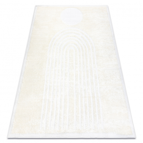 DW Krémový geometrický koberec Mode Durable Rozmer: 180x270 cm