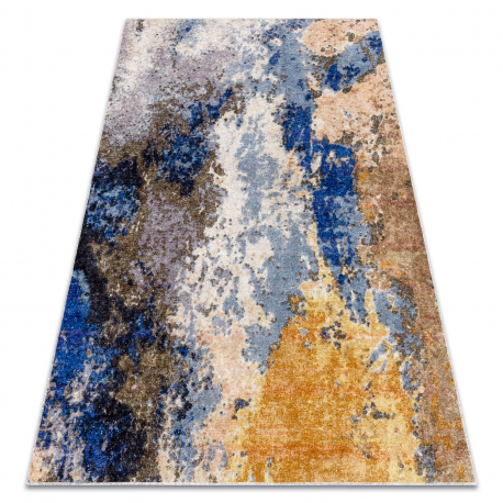 DW Modro-béžový protišmykový koberec Miro Rozmer: 200x290 cm