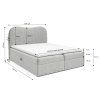 Rozmery postele Ambra Lux