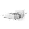 Rozmery postele Morenzo Slim 180x200