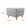 Rozmery taburetu Loft