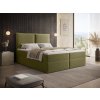 Čalúnená boxspring posteľ Seleno 120x200 - zelená