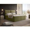 Čalúnená boxspring posteľ Sereno 140x200 - zelená