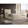 Smotanová boxspring posteľ s úložným priestorom Seleno posteľ s úložným priestorom Seleno