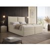 Čalúnená boxspring posteľ Seleno 120x200 - smotanová