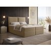 Čalúnená boxspring posteľ Seleno 140x200 - béžová