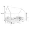 Rozmer montessori postele Pioli New