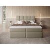 Čalúnená boxspring posteľ Massimo 180x200 - béžová
