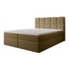 Čalúnená boxspring posteľ Massimo 120x200 - hnedá