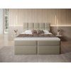 Čalúnená boxspring posteľ Massimo 140x200 - béžová